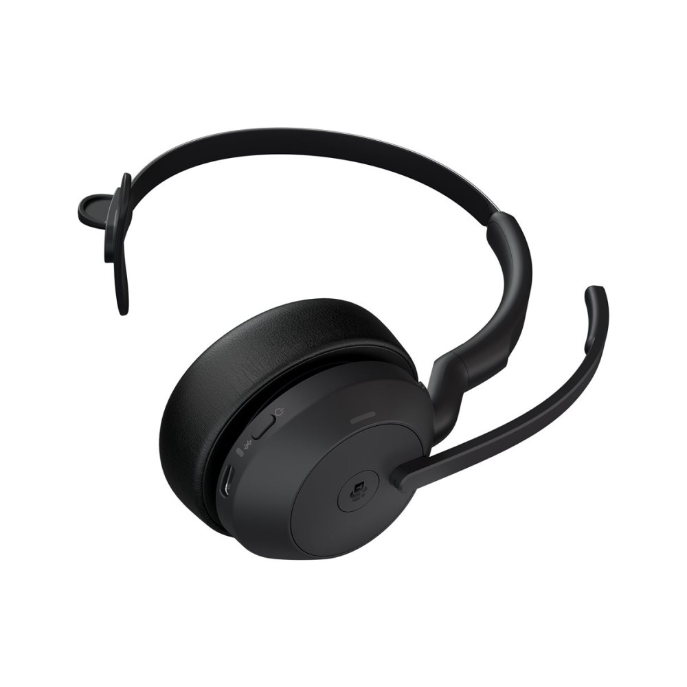 Produktbild för Jabra Evolve2 55 MS Mono - headset - USB-A via Bluetooth-adapter - med laddningsställ