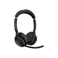Produktbild för Jabra Evolve2 55 UC Stereo - headset - USB-C, USB-A - med laddningsställ