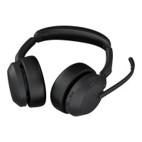 Produktbild för Jabra Evolve2 55 UC Stereo - headset - USB-C, USB-A - med laddningsställ