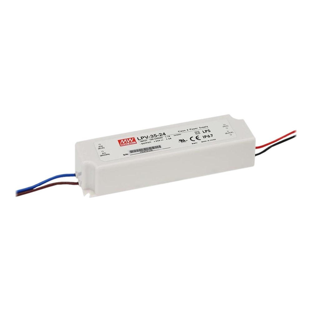 Produktbild för Mean Well LPV-35-24 - LPV-35 Series - LED driver - 36 Watt