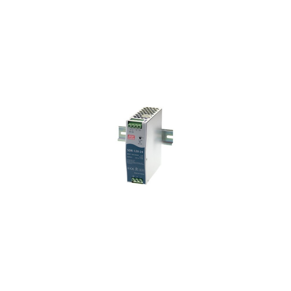 Produktbild för Mean Well SDR-120 series SDR-120-24 - nätaggregat - 120 Watt