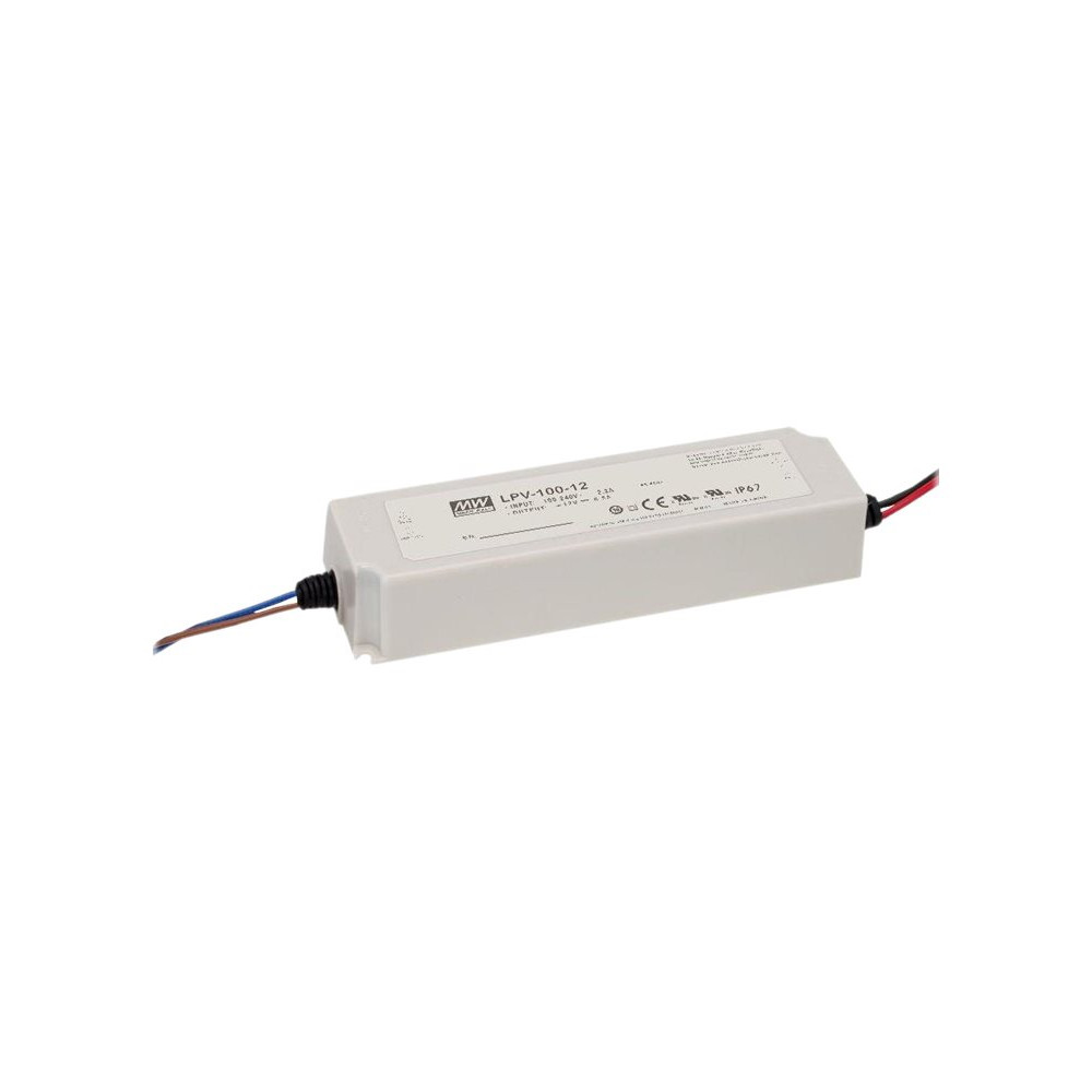 Produktbild för Mean Well LPV-100-24 - LPV-100 Series - LED driver - 100.8 Watt