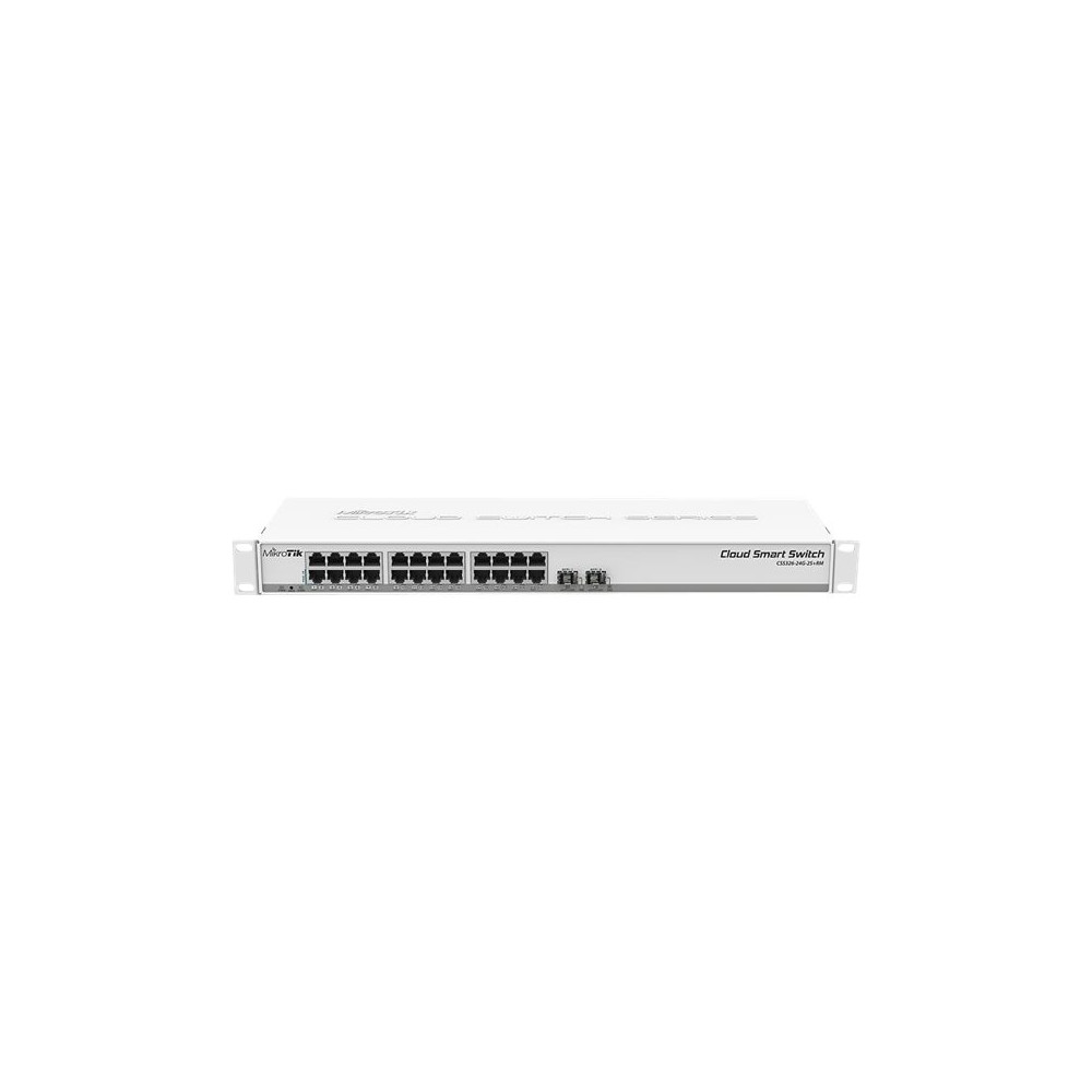 Produktbild för MikroTik Cloud Smart Switch CSS326-24G-2S+RM - switch - 26 portar - smart - rackmonterbar