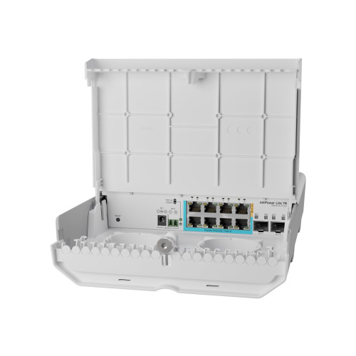 MikroTik MikroTik netPower Lite 7R - switch - 8 portar - takmonterbar