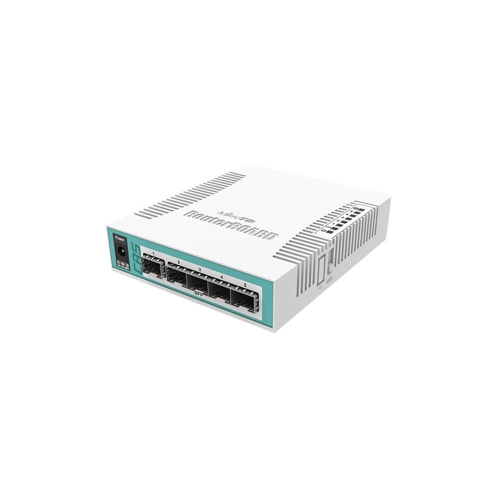 Produktbild för MikroTik RouterBOARD Cloud Router Switch CRS106-1C-5S - switch - 6 portar - smart
