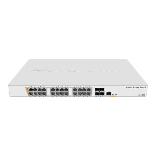 MikroTik MikroTik Cloud Router Switch CRS328-24P-4S+RM - switch - 28 portar - Administrerad - rackmonterbar