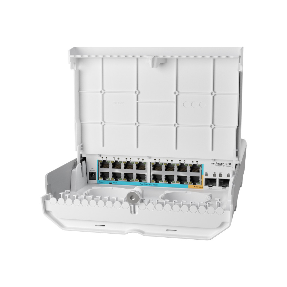 Produktbild för MikroTik netPower 15FR - switch - 18 portar