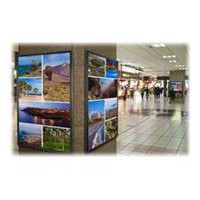 Produktbild för Peerless-AV SmartMount Universal Portrait Flat SFP680 konsol - Ultrasmal - för platt panel - svart
