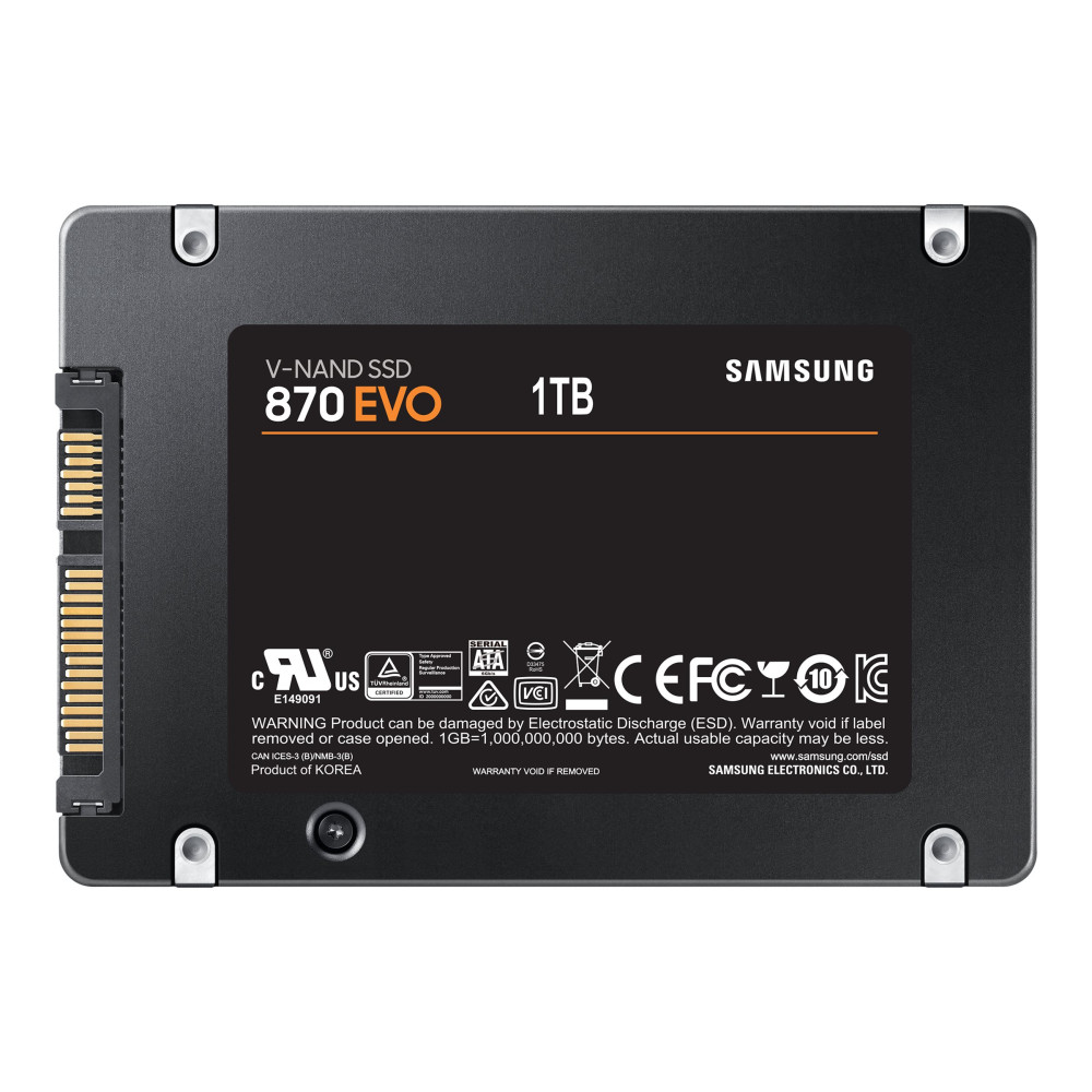 Produktbild för Samsung 870 EVO MZ-77E1T0B - SSD - 1 TB - SATA 6Gb/s