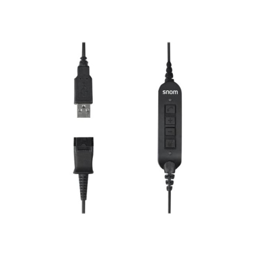 Snom snom headset-kabel - ljud/USB - 1.7 m