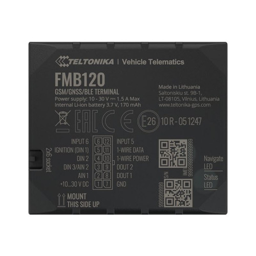 Teltonika Teltonika FMB120 - GPS/GLONASS/GALILEO/BeiDou/QZSS-spårningsenhet