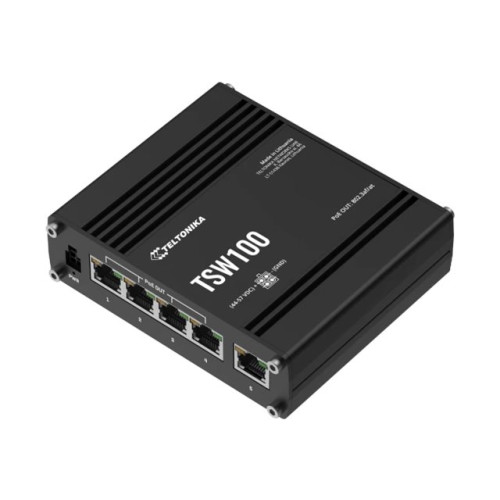 Teltonika Teltonika TSW100 - switch - 5 portar - ohanterad