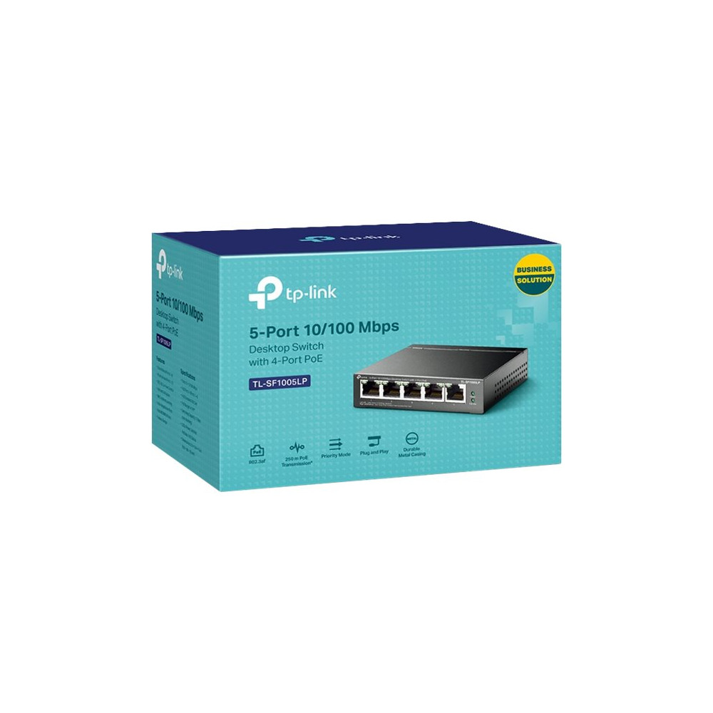 Produktbild för TP-Link TL-SF1005LP - V1 - switch - 5 portar - ohanterad