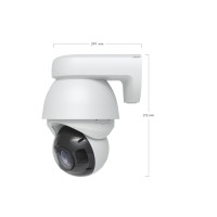 Produktbild för Ubiquiti UniFi AI PTZ Precision - nätverksövervakningskamera - torn