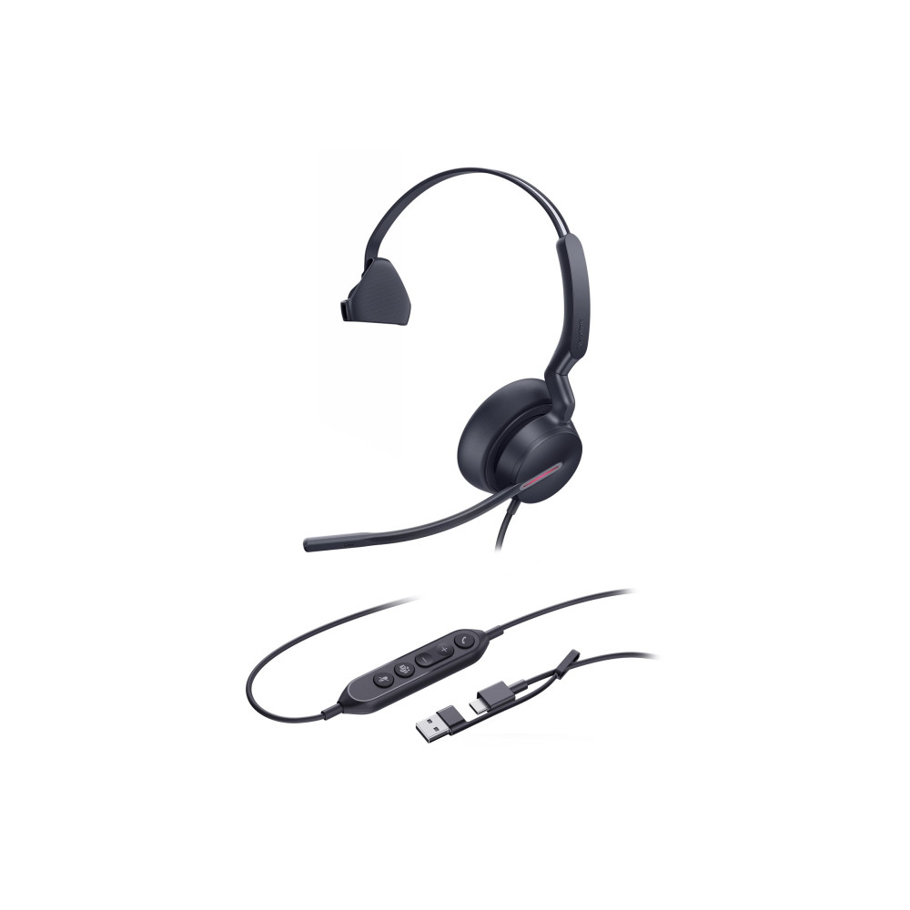 Produktbild för Yealink UH46 Mono - headset - USB-A, USB-C