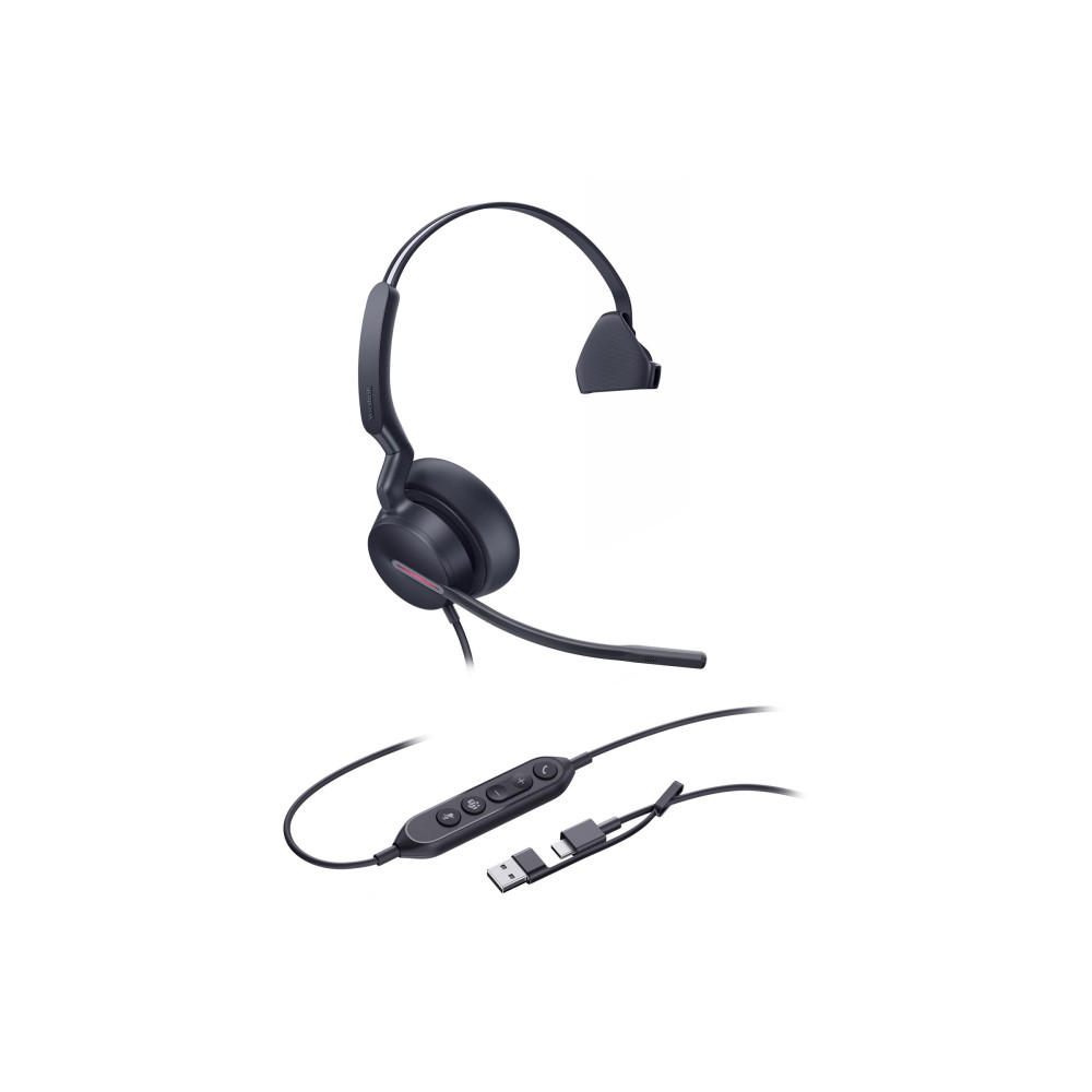 Produktbild för Yealink UH46 Mono - headset - USB-A, USB-C