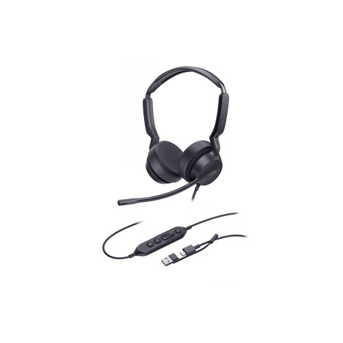 YEALINK Yealink UH42 Dual - headset - USB-A, USB-C