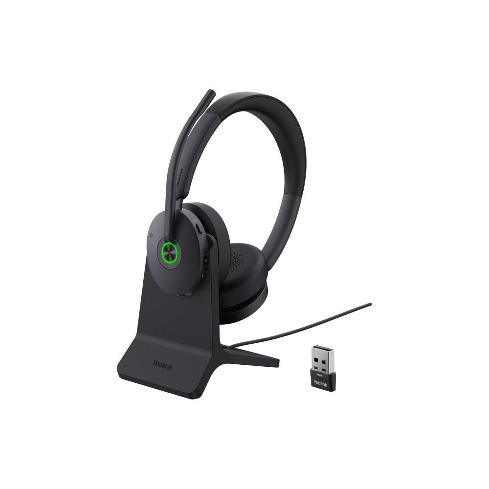 Produktbild för Yealink BH74 Teams - headset - USB-C via Bluetooth-adapter - med laddningsställ
