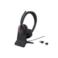 Produktbild för Yealink BH74 Teams - headset - USB-C via Bluetooth-adapter - med laddningsställ