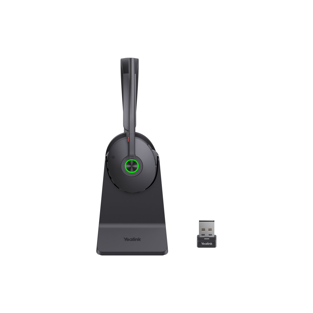 Produktbild för Yealink BH74 Teams - headset - USB-C via Bluetooth-adapter - med laddningsställ