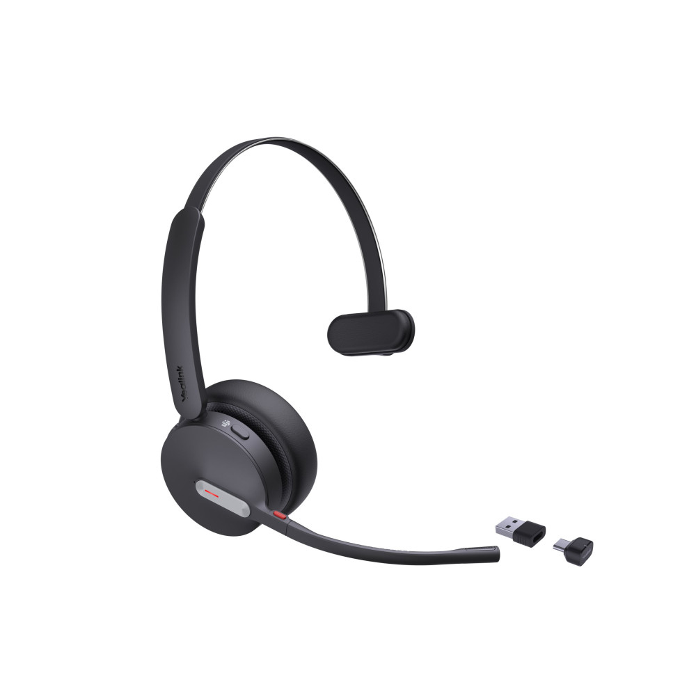 Produktbild för Yealink BH70 Mono - headset - USB-C via Bluetooth-adapter