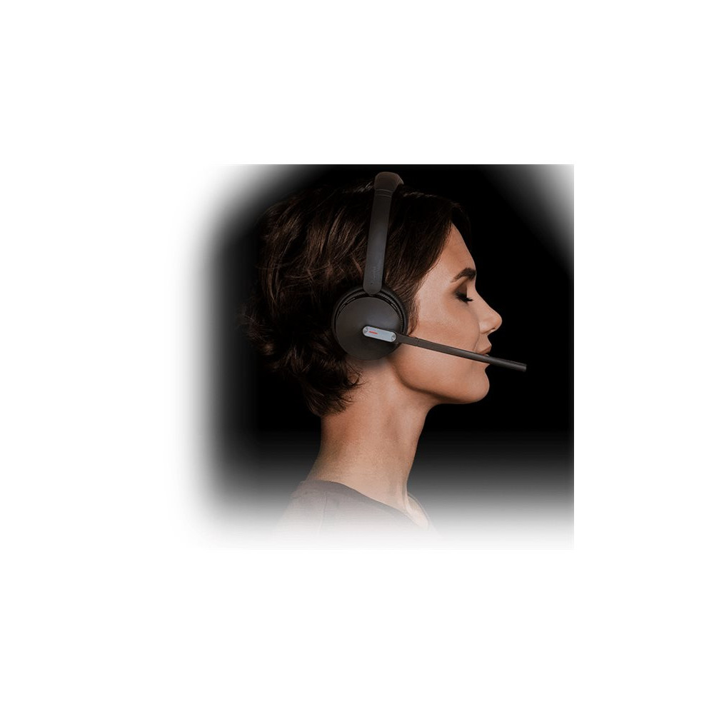 Produktbild för Yealink WH64 Dual - headset - med BHC70 laddningsställ