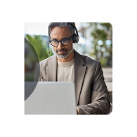 Produktbild för Yealink WH64 Dual - headset - med BHC70 laddningsställ