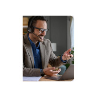 Produktbild för Yealink WH64 Dual - headset - med BHC70 laddningsställ