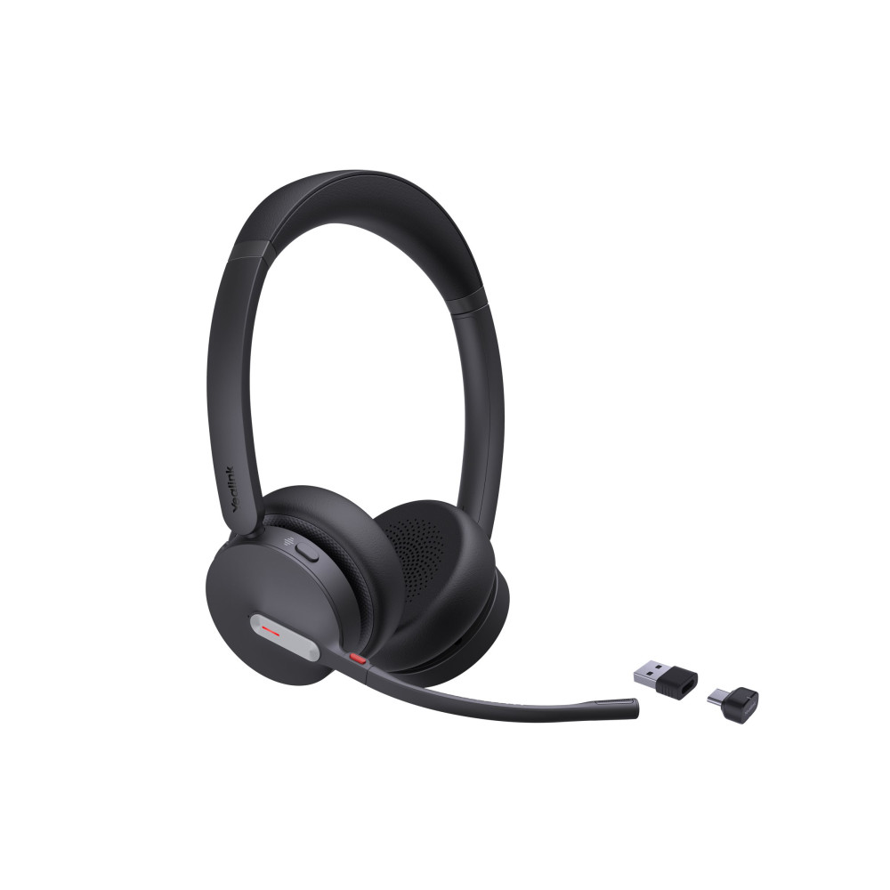 Produktbild för Yealink BH70 Dual - headset - USB-A via Bluetooth-adapter, USB-C via Bluetooth-adapter