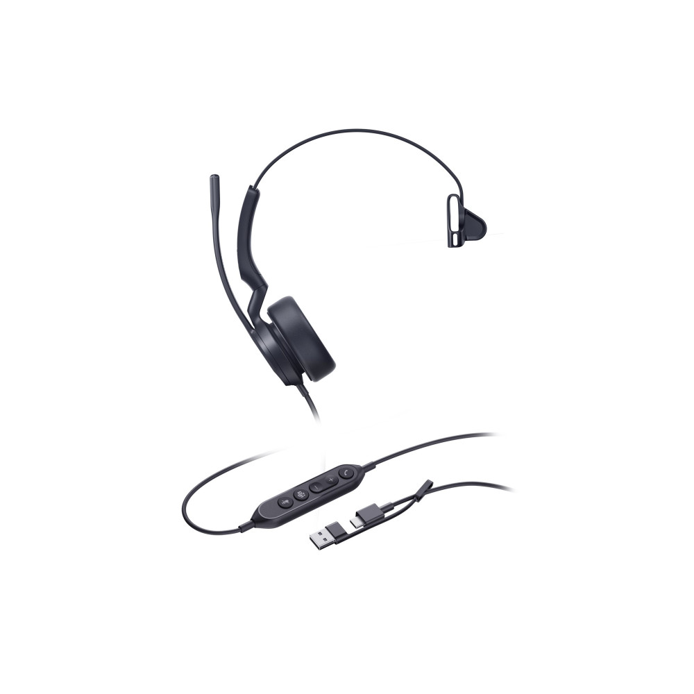 Produktbild för Yealink UH44 Mono - headset - USB-A, USB-C