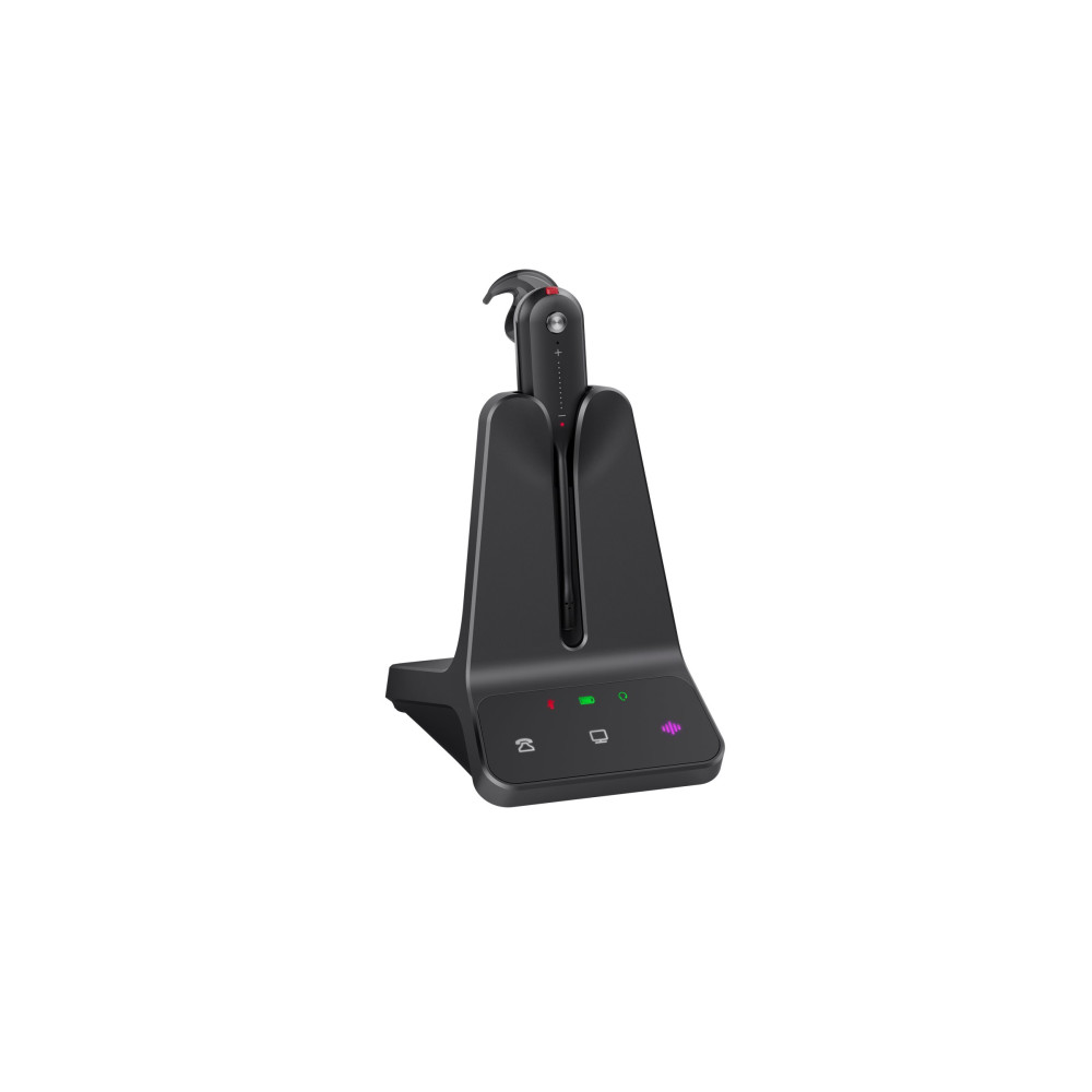 Produktbild för Yealink WH63 - E2 - headset - USB-A via DECT-adapter