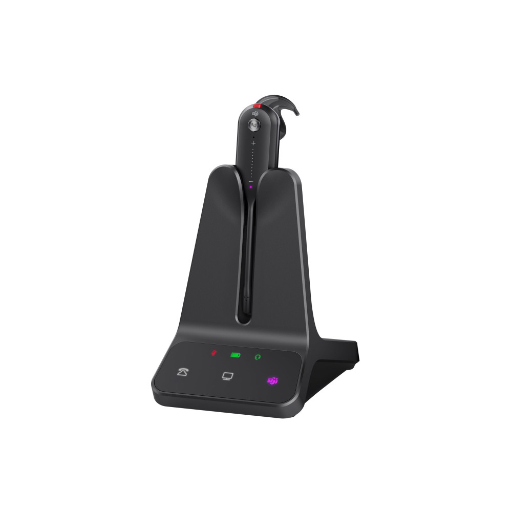 Produktbild för Yealink WH63 - E2 - headset - USB-A via DECT-adapter
