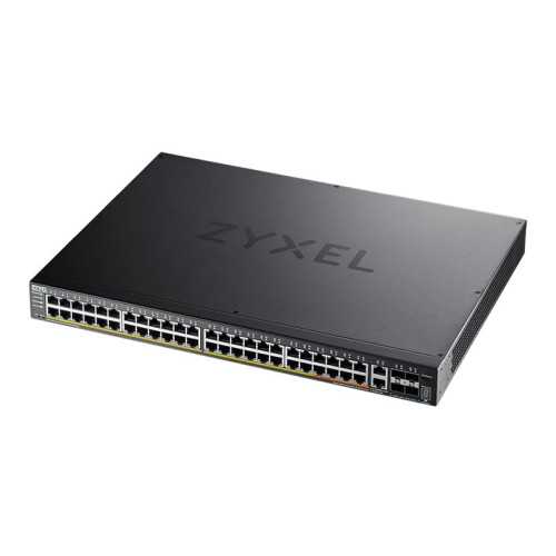ZyXEL Zyxel XGS2220 Series XGS2220-54HP - switch - 48-portars GbE L3-åtkomst, NebulaFLEX Cloud med 6 10 G uplink - 54 portar - Administrerad - rackmonterbar
