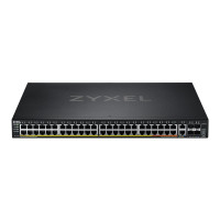 Produktbild för Zyxel XGS2220 Series XGS2220-54HP - switch - 48-portars GbE L3-åtkomst, NebulaFLEX Cloud med 6 10 G uplink - 54 portar - Administrerad - rackmonterbar