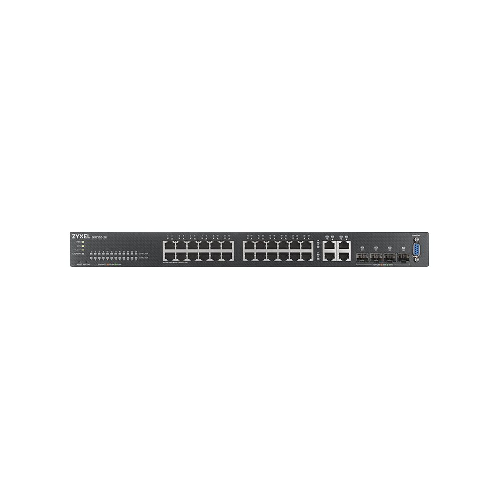 Produktbild för Zyxel GS2220-28 - switch - 24 portar - Administrerad - rackmonterbar