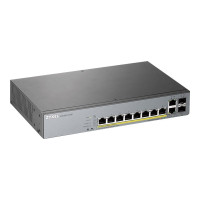 Produktbild för Zyxel GS1350-12HP - switch - 8 portar - smart - rackmonterbar