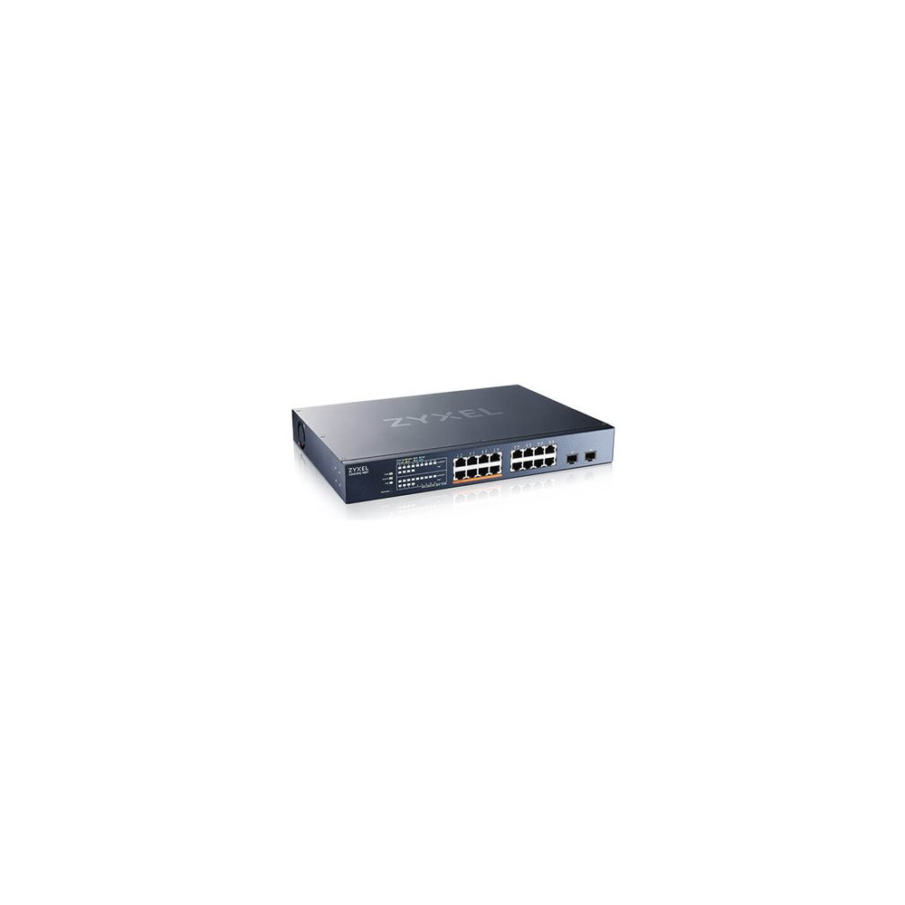 Produktbild för Zyxel XMG1915 Series XMG1915-18EP - switch - hanterat, NebulaFLEX-moln - 16 portar - smart - rackmonterbar