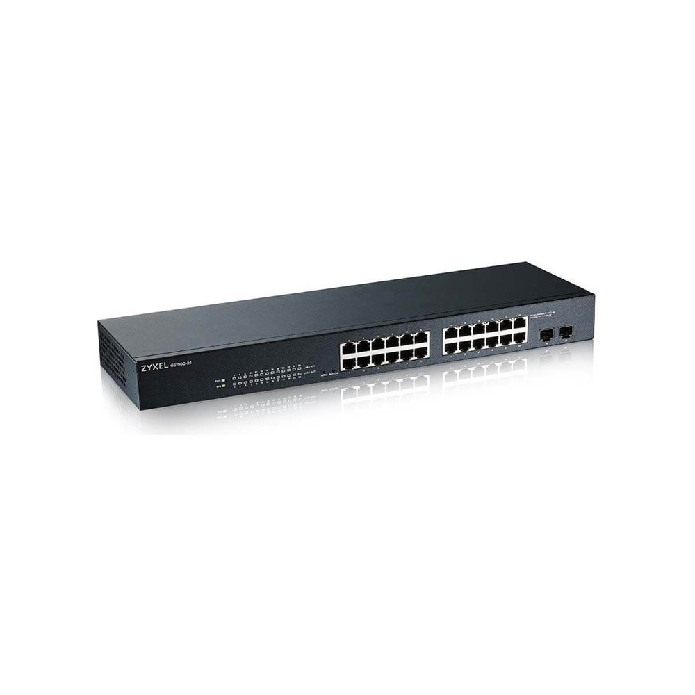 Produktbild för Zyxel GS1900-24 - switch - 24 portar - smart - rackmonterbar