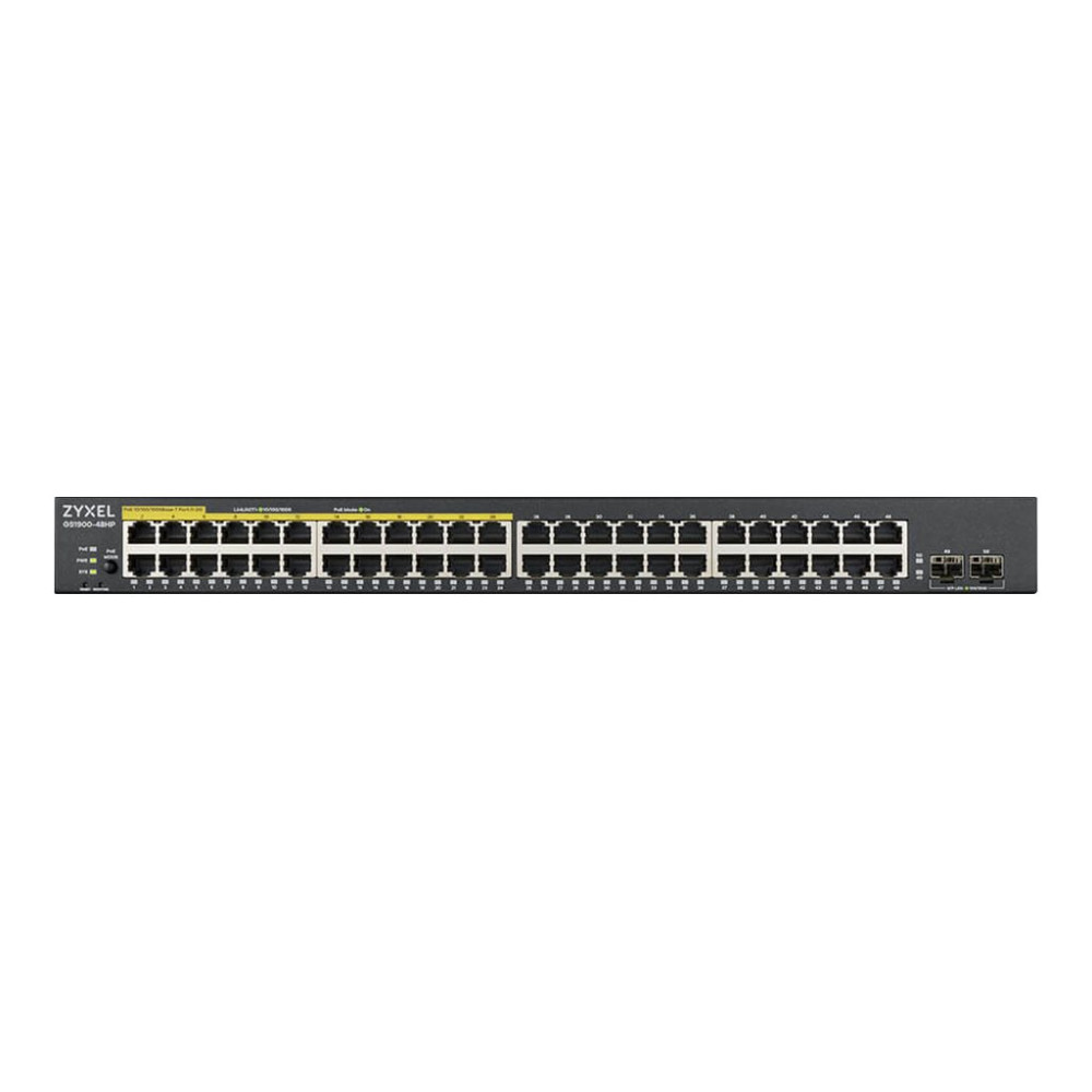 Produktbild för Zyxel GS1900 Series GS1900-48HPv2 - switch - 48 portar - smart - rackmonterbar