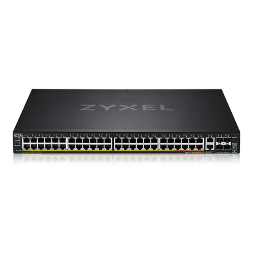 ZyXEL Zyxel XGS2220 Series XGS2220-54FP - switch - L3-åtkomst, NebulaFLEX Cloud, 960 W - 48 portar - Administrerad - rackmonterbar