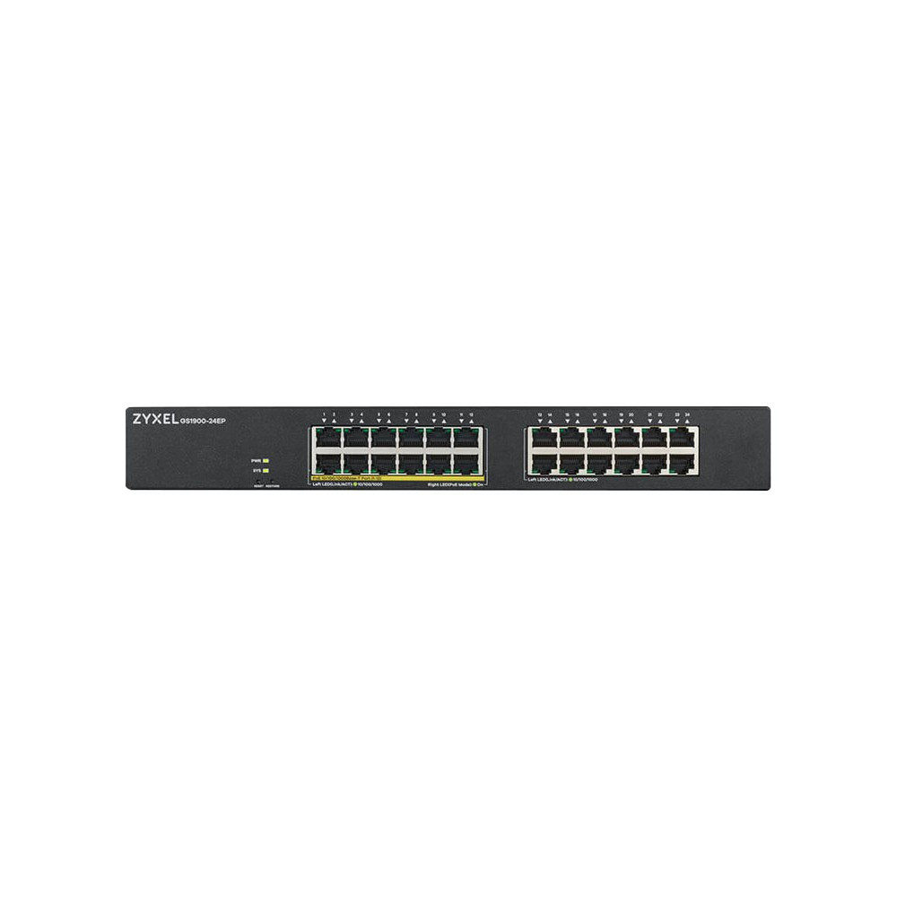 Produktbild för Zyxel GS1900-24EP - switch - 24 portar - smart - rackmonterbar