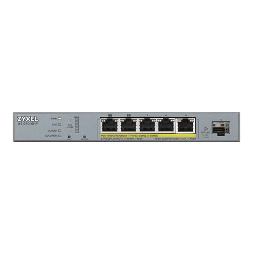 ZyXEL Zyxel GS1350-6HP - switch - 6 portar - smart