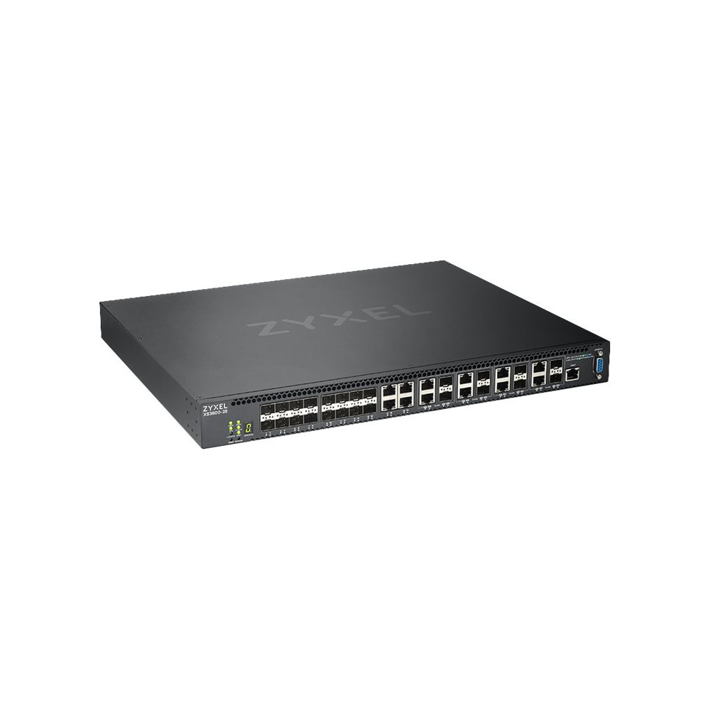 Produktbild för Zyxel XS3800-28 - switch - 28 portar - Administrerad - rackmonterbar