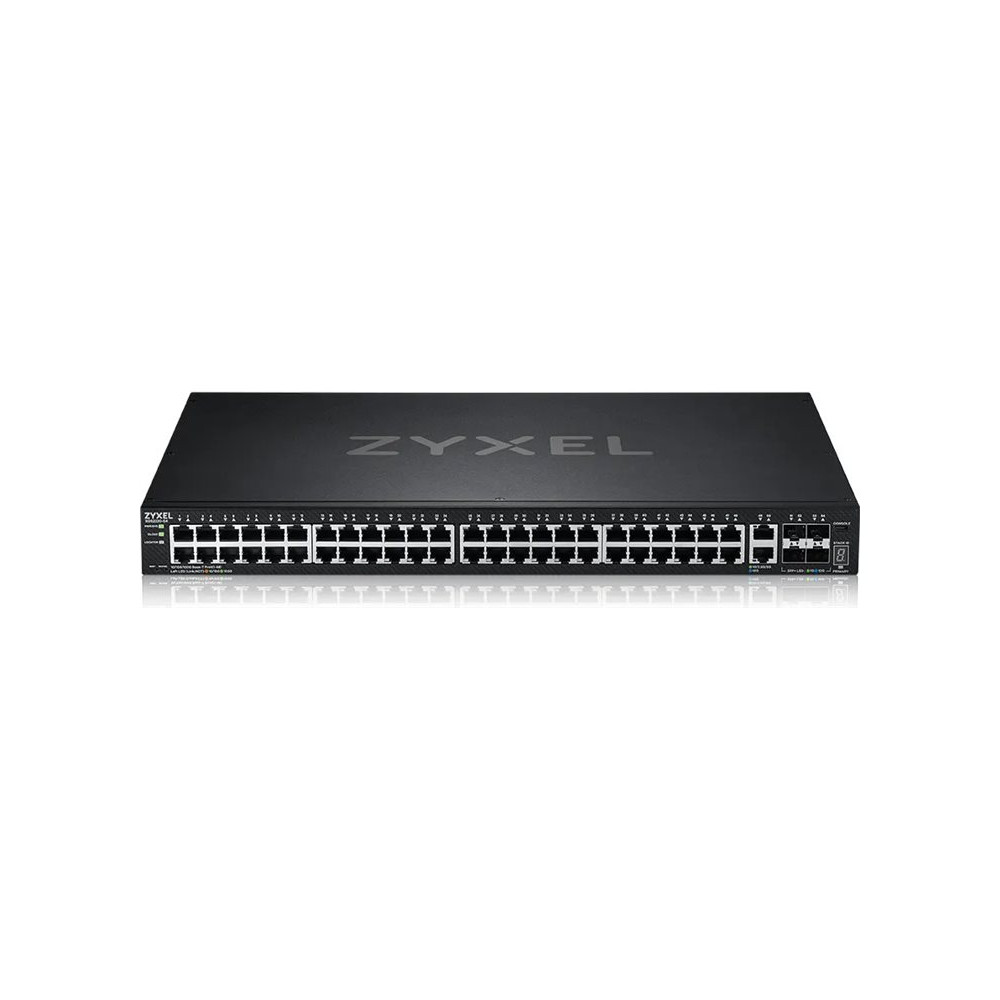 Produktbild för Zyxel XGS2220 Series XGS2220-54 - switch - L3-åtkomst, NebulaFLEX Cloud - 48 portar - Administrerad - rackmonterbar