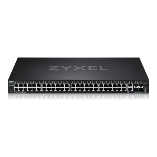 ZyXEL Zyxel XGS2220 Series XGS2220-54 - switch - L3-åtkomst, NebulaFLEX Cloud - 48 portar - Administrerad - rackmonterbar
