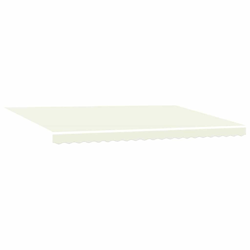 Produktbild för Markisram Kräm 500 × 300 cm Polyester med PU-beläggning
