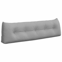 Produktbild för Ryggkudde Moln Grå 160 x 24 x 50 cm tyg