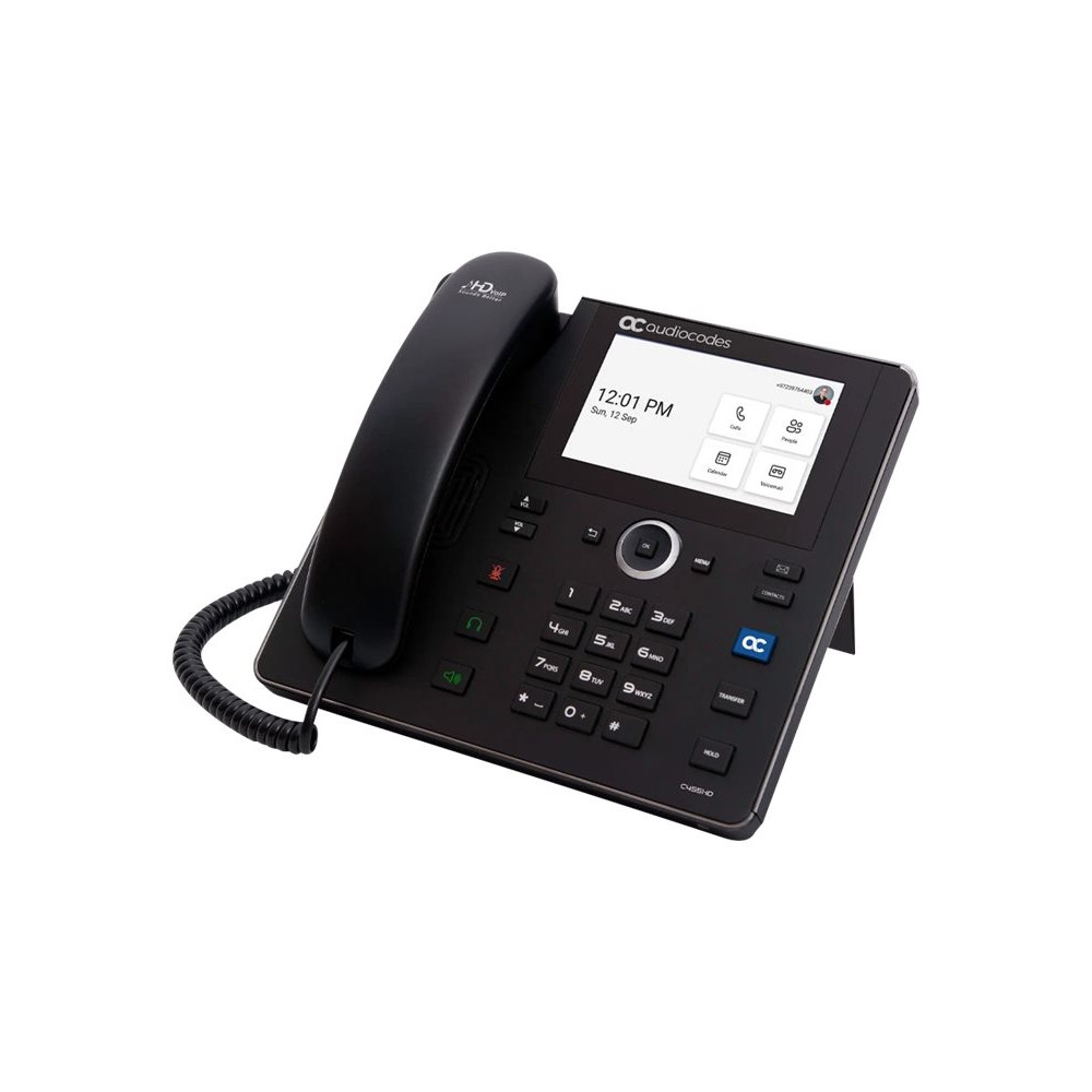 Produktbild för AudioCodes C455HD - VoIP-telefon - med Bluetooth interface med nummerpresentation