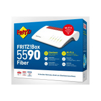 Produktbild för FRITZ!Box 5590 Fiber - trådlös router - GPON-terminal / röstkort - Wi-Fi 6 - skrivbordsmodell