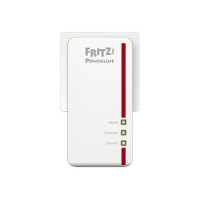 Produktbild för FRITZ!Powerline 1260E - WLAN Set - PowerLine adaptersats - Wi-Fi 5 - vägginsticksbar